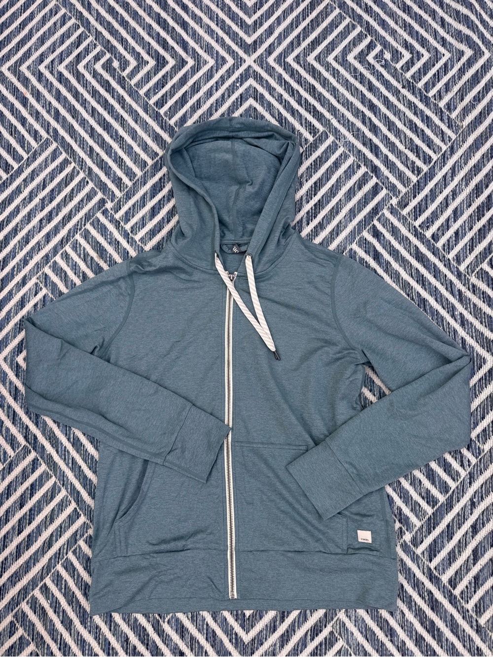 Vuori Green Full-Zip Hoodie Jacket